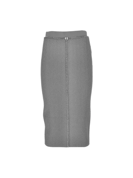 Spódnica midi Elisabetta Franchi szara
