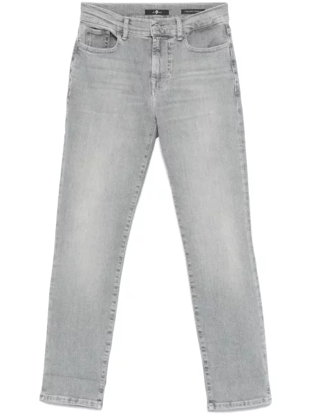 Blugi skinny 7 For All Mankind gri