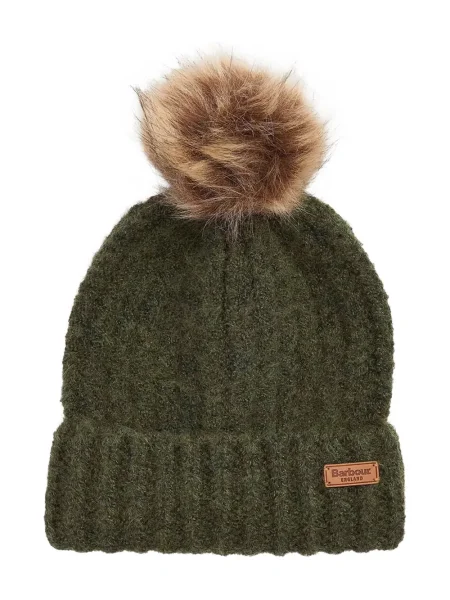 Fular Barbour în carouri cu imagine verde