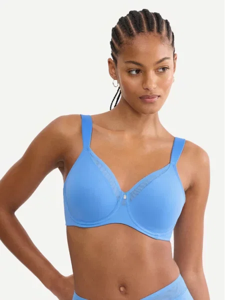 Triumph Sutien cu armătură True Shape Sensation albastru