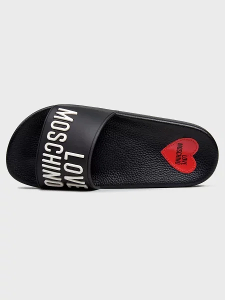 Шлепанцы Love Moschino черные