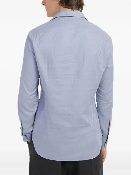 Cămașă Emporio Armani albastru