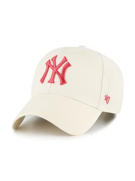 Šilt kapa z dodatkom volne 47 brand MLB New York Yankees bež