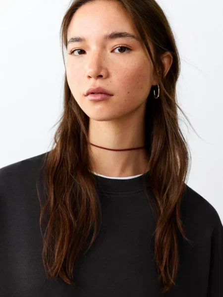 Bluza z ćwiekami antracytowy Teen L MANGO TEEN