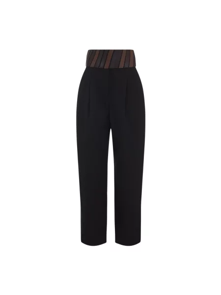 Spodnie Alaïa niebieskie