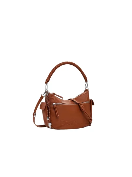 Desigual torebka HALF ASTANA CAMEL brązowy