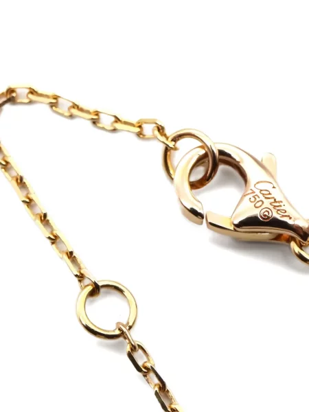 Colier Cartier cu motiv cu inimi auriu
