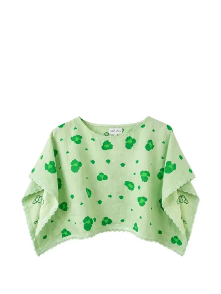 Top Orsina cu imagine verde