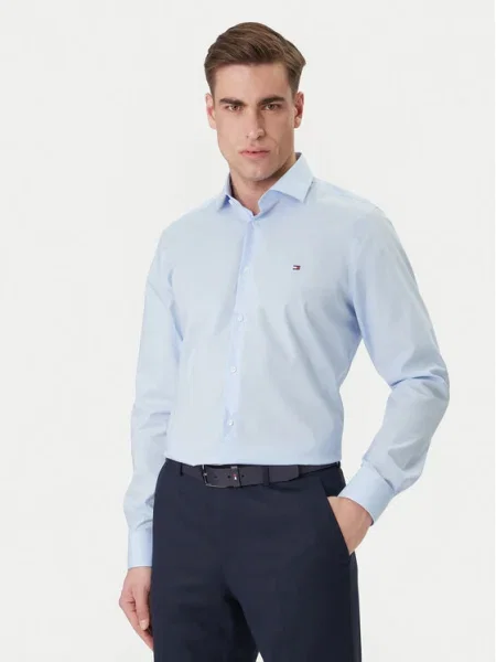 Tommy Hilfiger Cămașă celest albastru