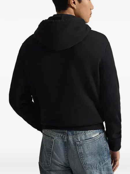 Суичър с качулка Polo Ralph Lauren с принт черно