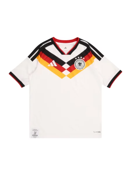 ADIDAS PERFORMANCE Funkcionális felső Deutschland sárga / piros / fekete fehér