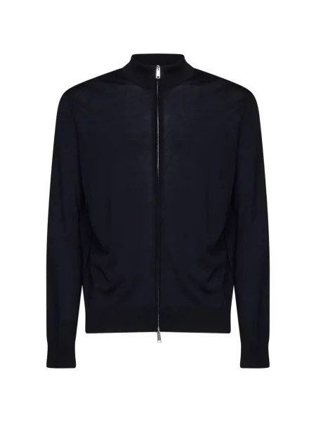 Kardigan Zegna wełniany niebieski