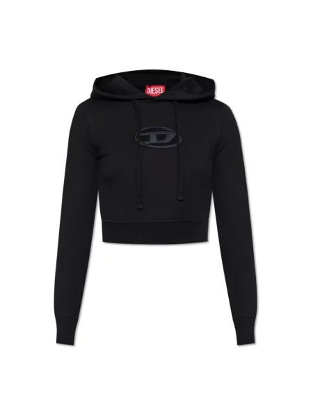 Diesel Bluzy Kobieta S Bluzy z kapturem czarny