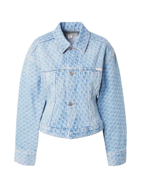 Calvin Klein Jeans Geacă de primăvară-toamnă azuriu / denim albastru