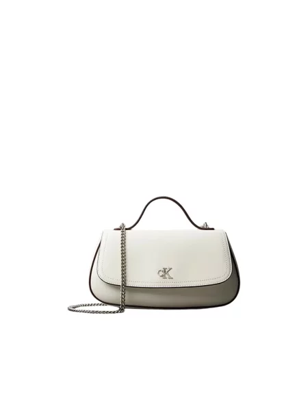 Calvin Klein torebka beżowy biała