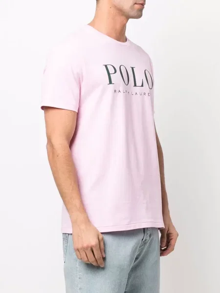 Sweter Polo Ralph Lauren klasyczny z nadrukiem biały