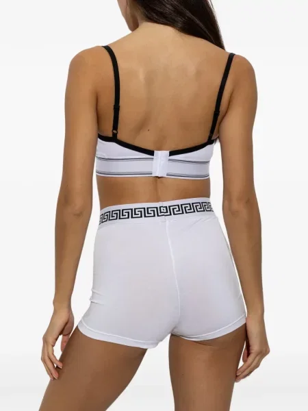 Сутиен Versace с принт бяло