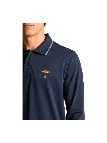 Koszulka polo Aeronautica Militare niebieska