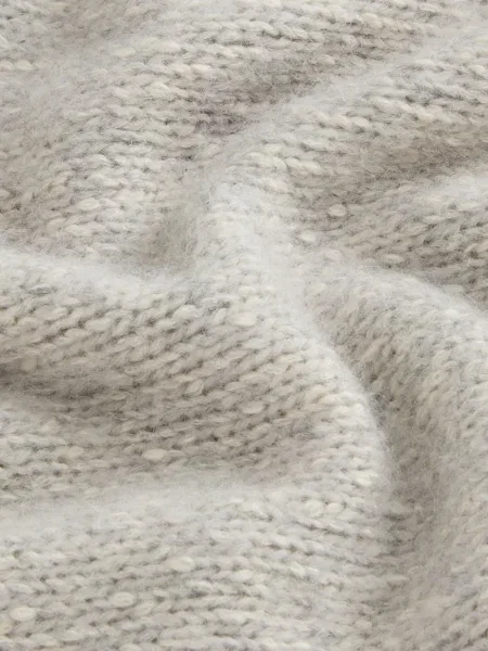 Pulover Woolrich cu decolteu în V gri