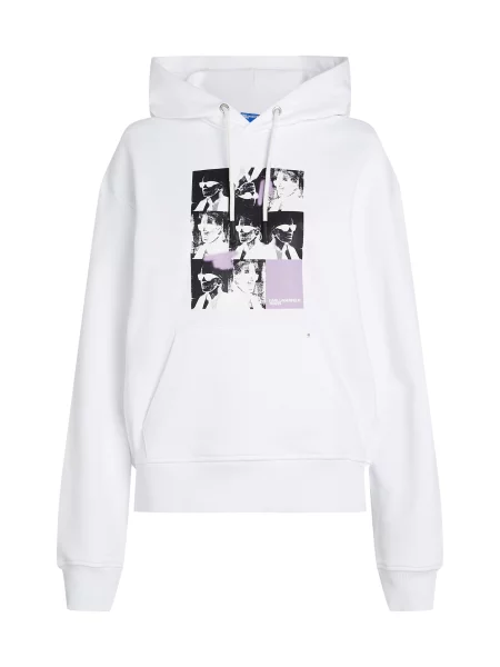 KARL LAGERFELD JEANS Mikina biela