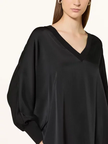 Ivi Collection Halenka Z Hedvábí černá