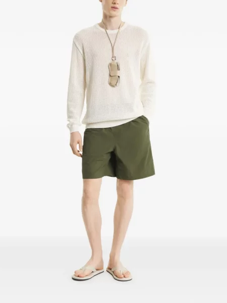 Pantaloni scurți Maison Kitsune cu imagine verde