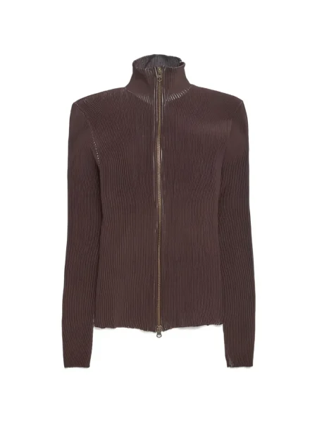 Cardigan Isa Boulder cu nervuri maro