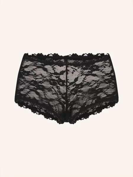 Skims Majtki Lace Boyshort schwarz
