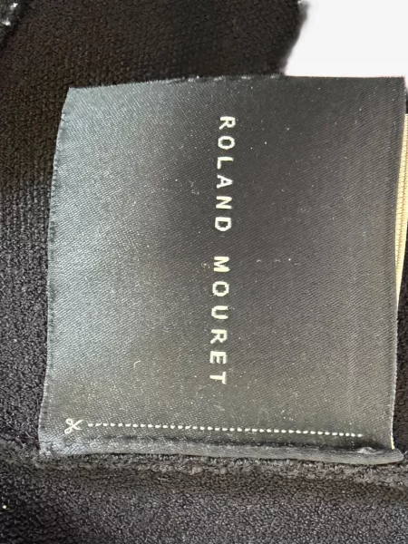 Λαιμός αγάπης τοπ Roland Mouret μαύρο