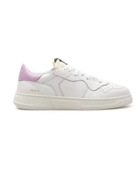 Buty do biegania Run Of skórzane klasyczne do biegania białe