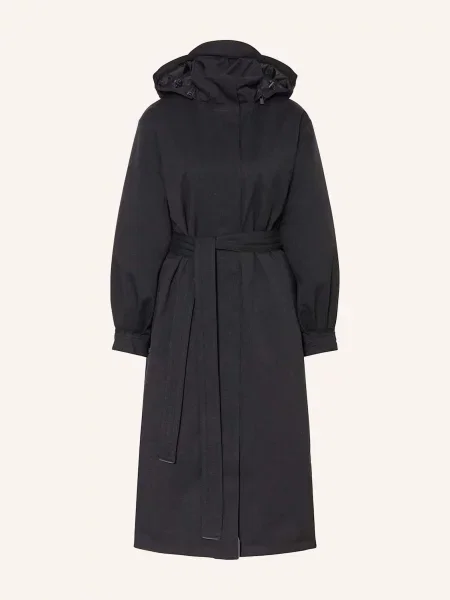 Brgn Płaszcz Przeciwdeszczowy Rossby schwarz czarny