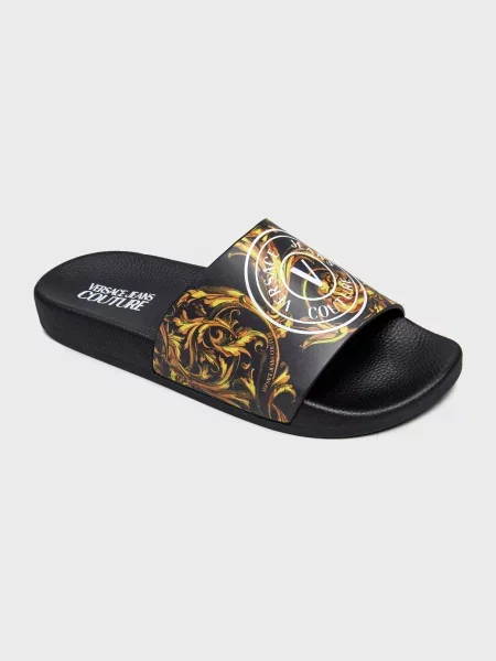 Шлепанцы Versace Jeans Couture черные