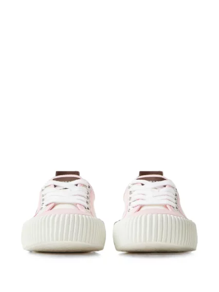 Sneakerși Versace din canvas alb