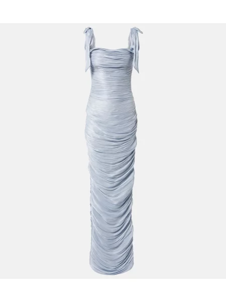 Tafta rochie Marmar Halim albastru