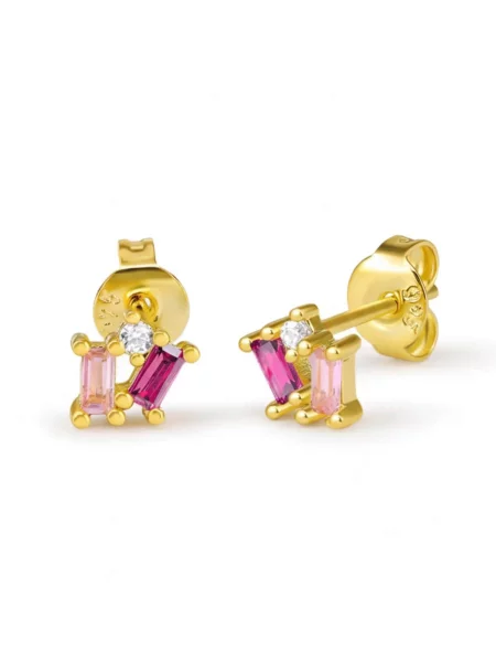 Cala Rose Náušnice COLOR BLOCK' ružová