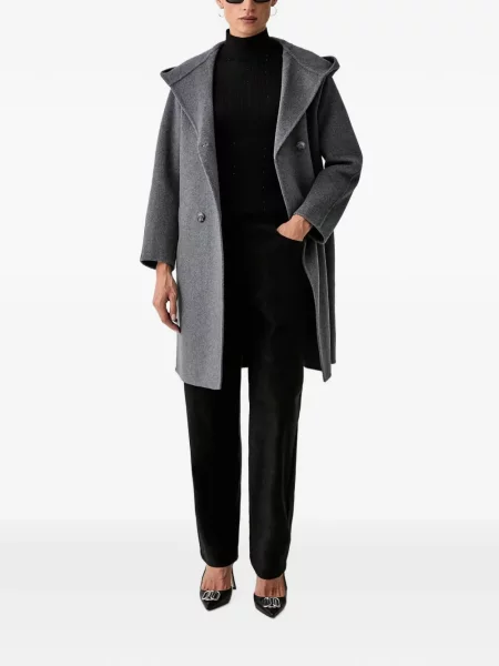 Pantaloni Liu Jo din piele de căprioară negru