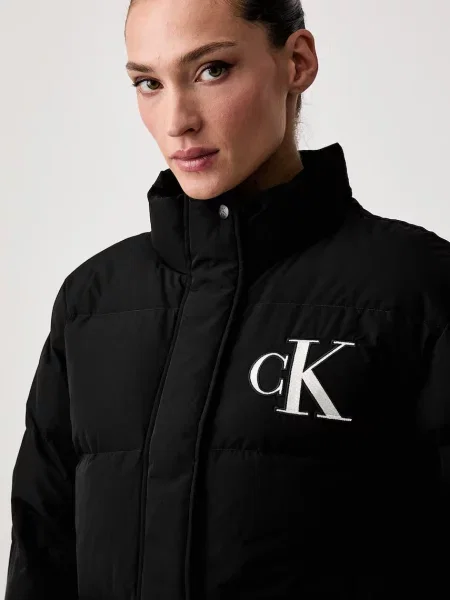 Calvin Klein Jeans пухено яке дамско черно