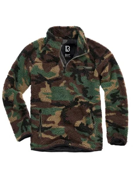 Brandit Pulover / maro / verde bej