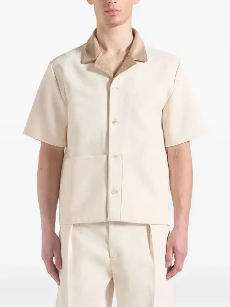 Semišová s límcem košile Manière De Voir