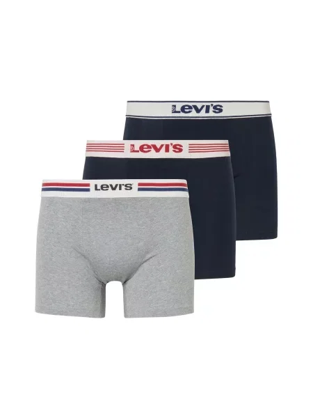 LEVI'S ® Boxeri gri amestecat / roșu / negru alb