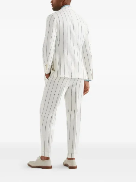 Costum Brunello Cucinelli de in cu imagine alb