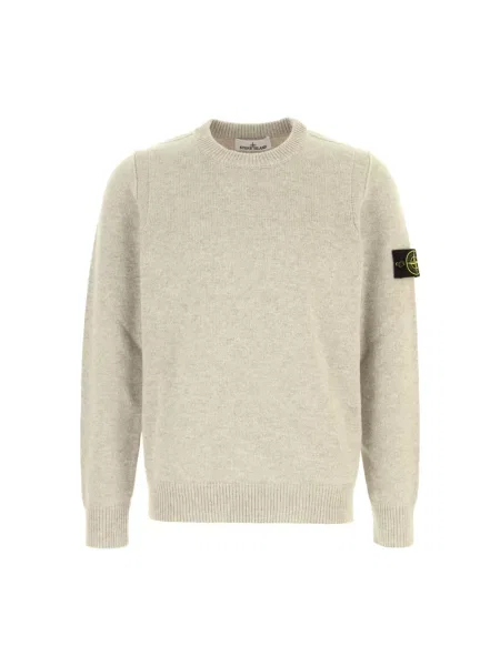 Sweter Stone Island z kamieniami beżowy