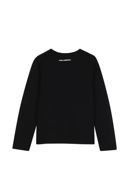 Sweter dziecięcy Karl Lagerfeld czarny