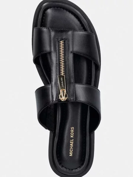 Кожаные шлепанцы Michael Michael Kors без каблука