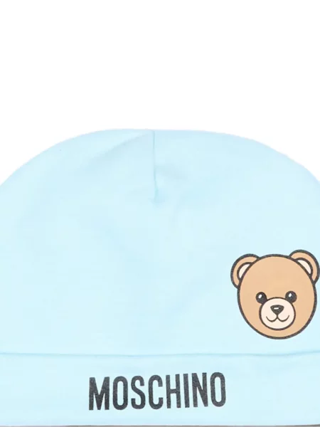 Dětské čepice Moschino modrý