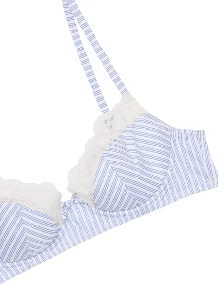 Sutien Fleur Du Mal din dantelă albastru
