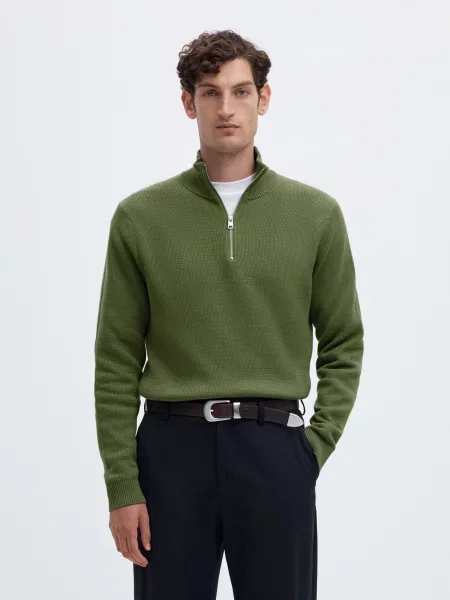 SELECTED Pulover SLHDANE' verde
