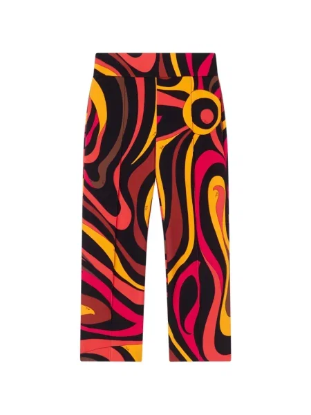 Pantaloni Pucci cu imagine negru