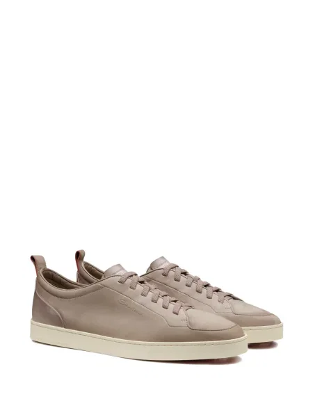 Nubuck sneakers Santoni με κορδόνια