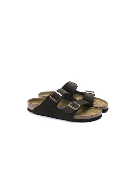 Klapki Birkenstock brązowe